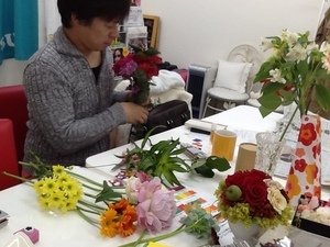 フラワーショップカラー研修②15415jpg_コピー