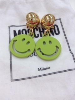 黄緑イヤリング