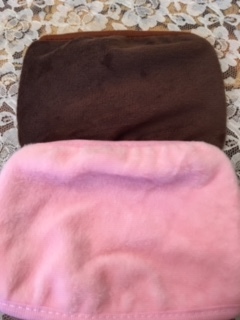 マスクピンク&ブラウン