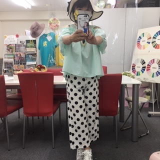 夏用マスクひまわり1