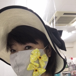 夏用マスクひまわり