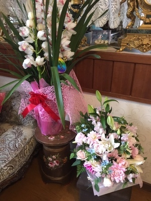 喜寿お祝いお花