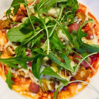 カラーのプロ色彩戦略家3色手作りピザ①